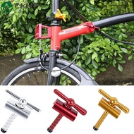 CHLIZ Hinge Clamp Plate, Aluminum Alloy Folding Bike Accessories Bicycle C Clamp Plate,  Lightweight Turnbuckle Handle Folding bike