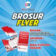 A5 Brochure Printing Flyer Printing/ Leaflet Art Paper 150 Grams