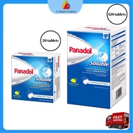 🔥Hot Sales🔥Guardian Panadol Soluble 20 Tablets / 120 Tablets -1 box