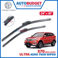 Wiper Proton X70 2018-Present ULTRA Aero Twin Wiper X70 Set (24" +16") Windscreen Wiper Blade Pengel