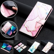 For iPhone 13 Mini 13 Pro Max 12 Mini 12 Pro Max Case Painted pattern PU Leather Wallet Flip Cover Case