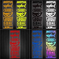 MOTUL Motorcycle Decorative Reflective Sticker Car Motorcycle Universal