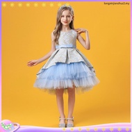 MQATZ Girls Evening Party Dress Ball Gown Kids Dresses Elegant Children Clothing Lace Wedding Prince