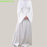 【YM】Spot Abaya Cardigan 2-piece set Muslim Women Wear Plain abaya dress sets Muslimah fashion Abaya 
