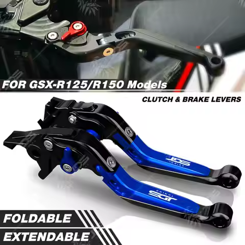 For Suzuki GSXR125/GSXR150 GSX-R 125/150 Clutch Lever Brake Lever Set Foldable Adjustable Handle Lev