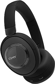Cleer Audio Alpha Noise Cancelling Bluetooth Headphones, Microphone, Outer Touch Controls, 35 Hr Battery Life, Midnight Black, ALPHA1NCBLKUS