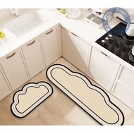 2pcs Kitchen mat, doormat, rug, bathroom carpet, Anti-Slip mat 2pcs/set40X60 40X120 Non-slip