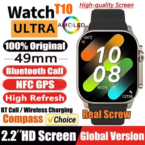 New Smart Watch 9 Ultra Gen 2 Watch Ultra IWO Watch Ultra NFC Smartwatch Series 9 Bluetooth Call 2.2