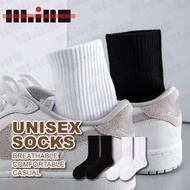 Cotton Socks Solid Color School Socks Girls and Boys Sports Socks