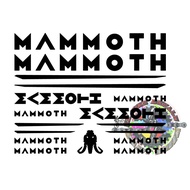 Mammoth Bike Frame Decals