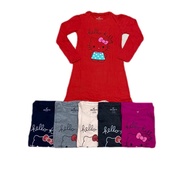 (2-17years) Baju T-shirt Labuh Lengan Panjang Kanak-Kanak Perempuan Hello Kitty