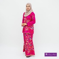 ZA059 MINI KURUNG IRDINA BLOOM MAGENTA - NOOR ARFA