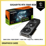 GIGABYTE GeForce RTX 5060 GAMING OC TRIPLE FAN 8GB GDDR7 DLSS 4 128bits PCIe 5.0 DP HDMI Graphics Ca