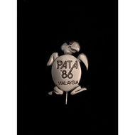 Vintage 1986 PATA '86 Malaysia Selangor Pewter Pin
