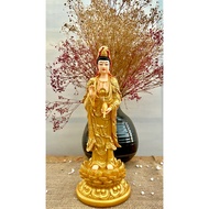 - 38cm standing Guan Yin Buddha statue in all colors to choose from