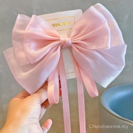 Kebangsaan Chao super fairy bow girls reben klip rambut Klip atas aksesori rambut kanak-kanak gred t