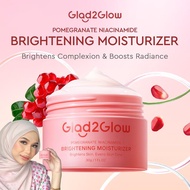 Glad2Glow 2PCS 2 In 1 Brightening Set -  Niacinamide Serum 17ml + Ceramide Barrier Moisturizer 30g  