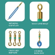 Link lock number 9 Titanium alloy with high quality rubber ring hot item 1221h