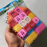 Funny Block House Toys Funny Block Plates Toys