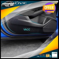 Honda Civic  FE 2022 - 2025 Door Panel Carbon Sticker Protector FE 11th Gen Vacc Auto Car Accessorie