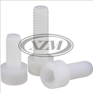 M3/m4/m5/m6/m8 White Nylon Hexagon Socket Screw M3M4M5M6 Plastic Screw