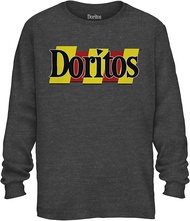 Doritos Mens Nacho Cheese Shirt Flamin Hot, Cool Ranch, Nacho Cheese Long Sleeve T-Shirt