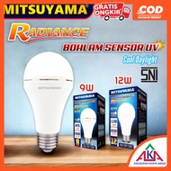 CAHAYA MITSUYAMA RADIANCE LED Light Bulb 9W 12W 30W 40W Watt Light Sensor UV Ultraviolet Cool Daylig