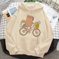 Capybara hoodies men grunge Korea male hoody anime