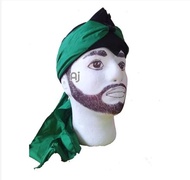 READY STOCK songkok udeng iket blangkon imamah hitam putih hijau plain perlengkapan ibadah muslim