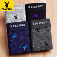 seluar dalam lelaki boxer lelaki Playboy Genuine Men's Underwear Pure Cotton Breathable Antibacteria