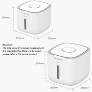 Ecoco Automatic opening rice bucket (small) - 5L anti-lice rice container