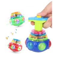 [Mr. W] Music Flashing Spinning Beyblade Spinner Fidget Spinner Gasing