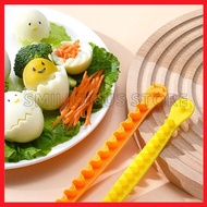Contents: 2pcs Boiled Egg Cutters, Bento Rice Decorations, Children's Lunch Boxes Egg Mold Sets, Acc