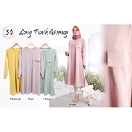 Js fashion muslim tunic / left pocket tunic