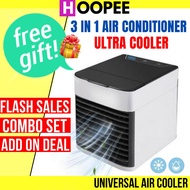 Portable Aircond Mini Air Cooler Purifier Air Conditioner Aircond Arctic Air Freshener Table Fan Kipas Mini