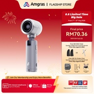 Amgras MetaHeld Fan Pro2 handheld hanging umbrella fan portable foldable mini turbo kipas speed adju