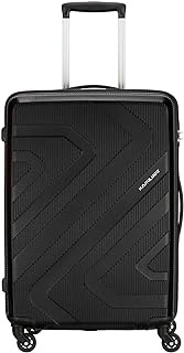 Kamiliant by American Tourister KAM Kiza Polypropylene 55 cms Black Hardsided Cabin Luggage, Black, Lock Type: Number Lock, Number of Wheels: 4, Number of compartments: 1