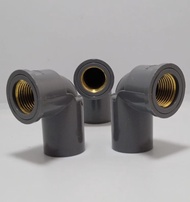 Harga Hemat !! 2 Pcs Rucika Elbow 1/2" Drat Dalam Kuningan / Keni Drat Dalam Rucika aw 1/2 Inch Kuni