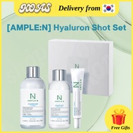 [AMPLE:N] Hyaluron Shot Toner Emulsion Cream 3pcs Hydrating Moisturizing Skincare Set