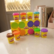 Play dough CLAY 8pcs 8colors for kids fun & imagination perfect for crafting & playtime
