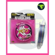 BRAIDED LINE, DUEL HARDCORE X8 PRO (MULTICOLOR) 300M