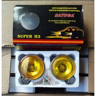 fog lamp / off road 12VOLT yellow 3-1/2