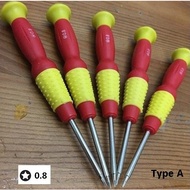 ScrewDriver for Phone 3 4 5 6 7 8 10 11 X Xr Xs Plus SE Star 5 Point ( 0.8 ) 5-Point Star  Screwdriv