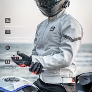 All-Season FEHER Summer Unisex Motorcycle Jacket, Mesh Breathable Coat With Protective Gear, Practic