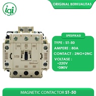 MAGNETIC CONTACTOR ST 50 AC CONTACTOR TYPE ST 50