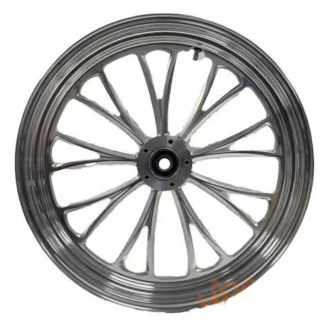 Motorcycle Wheel Aluminum 16 18 19 20 21 23 Inch 21x3.5 23x3.5 Chrome ABS Tubeless Rim Set Motorcycl