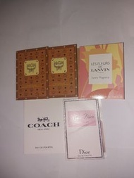MCM 香水 Lanvin   Miss Dior  Coach  perfume 不散賣 包平郵