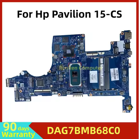 DAG7BMB68C0 Laptop Motherboard For Hp Pavilion 15-CS Mainboard i7 10th Gen CPU+MX250 4G L67285-601 1