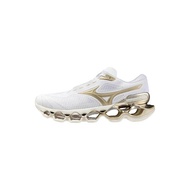 MIZUNO Wave Prophecy 15 Unisex's Road Running Shoes - White x Gold