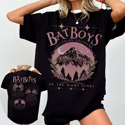 Bat Boys Shirt ACOTAR Comfort Colors Rhysand Tee Cassian T-shirt Sarah J Maas Book Boyfriend Team Ba